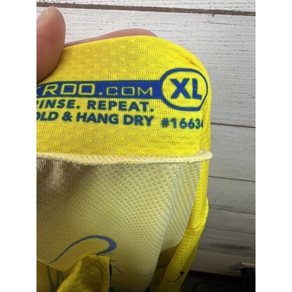 Santa Barbara Newcomers Club Mens Yellow Blue Cycling Jersey Outdoor Size XL - Picture 6 of 9